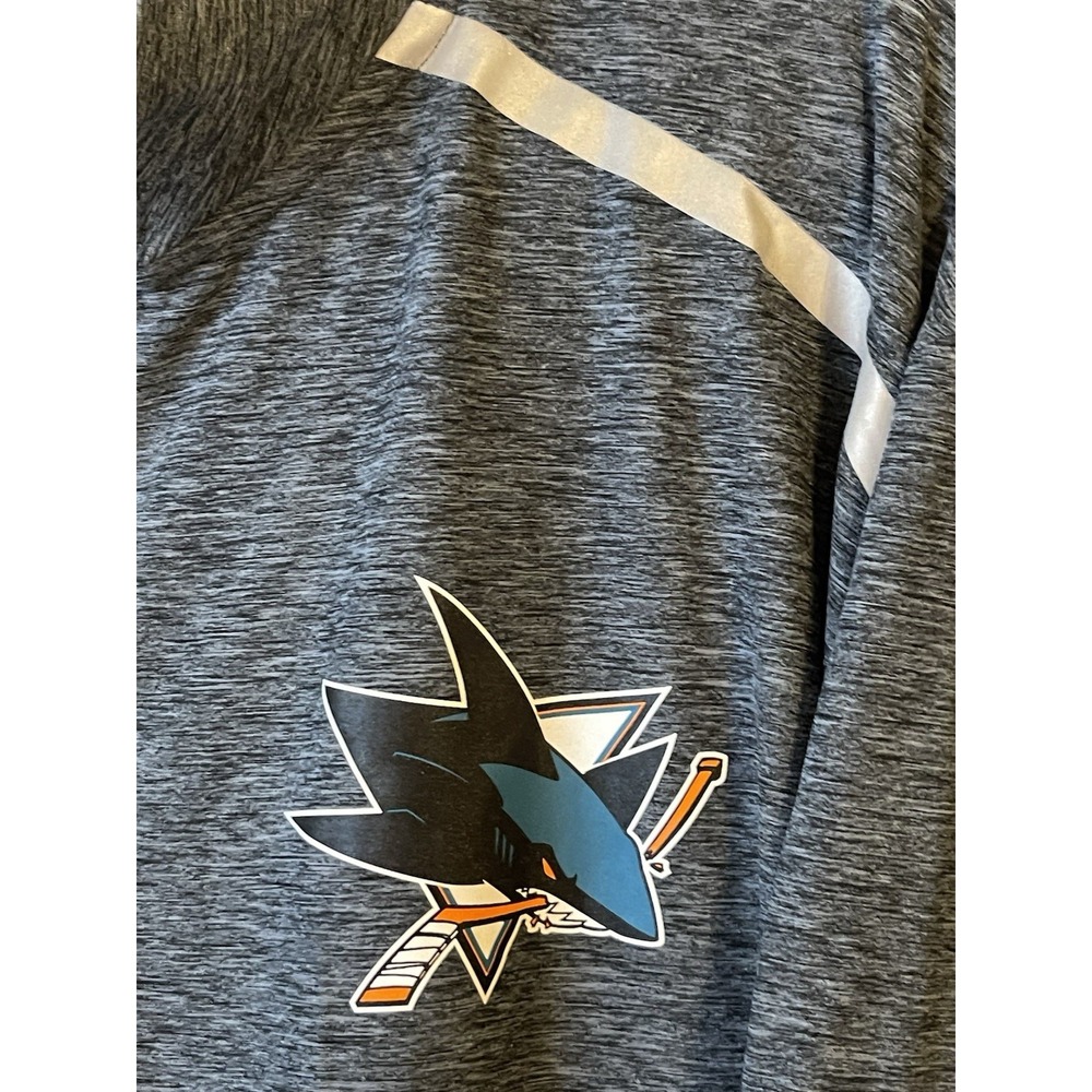 Men's 3XL NWOT San Jose Sharks Fanatics Authentic Pro 1/4 Zip Jacket - Picture 4 of 8